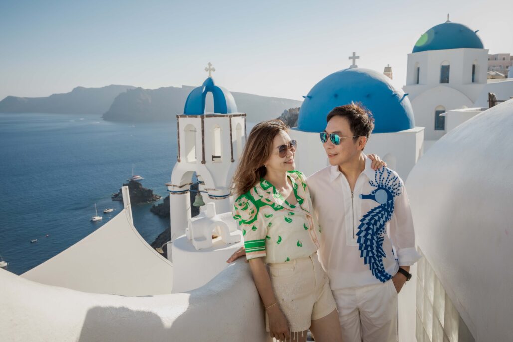 Family Photoshoot Intimate Santorini