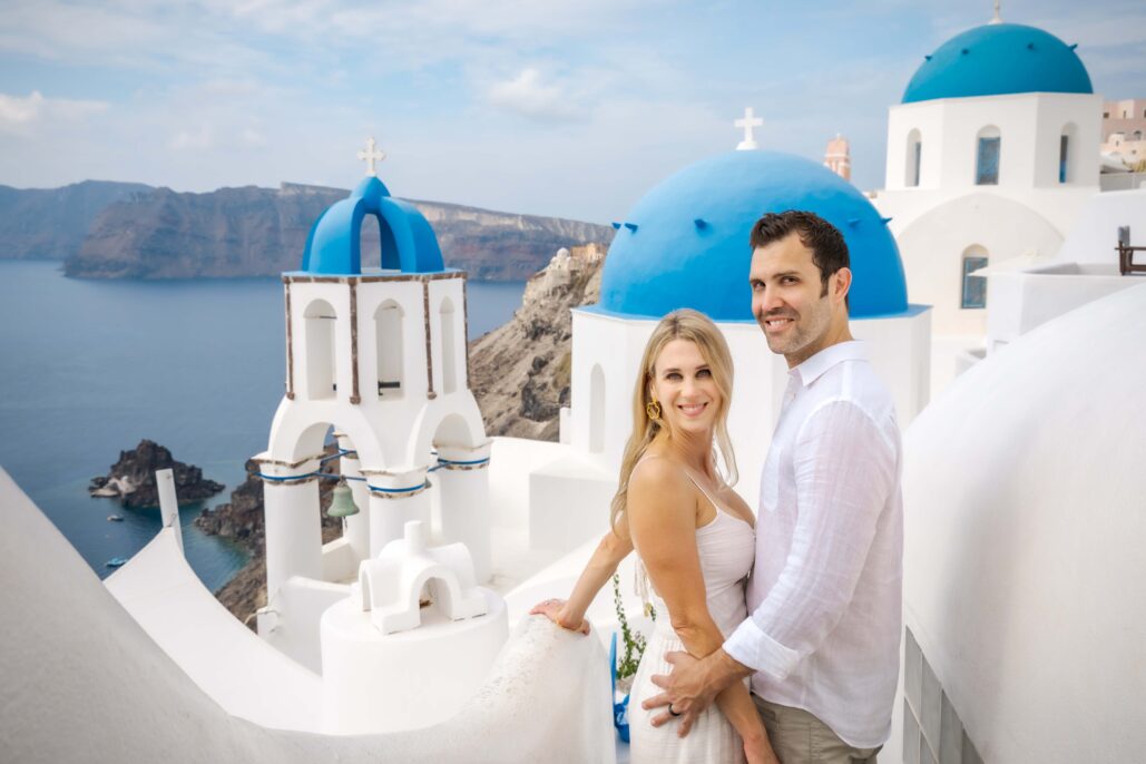 Couple Photoshoot Intimate Santorini
