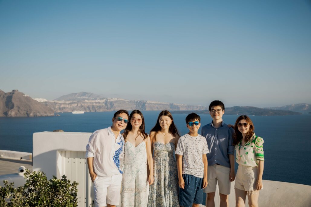 Family Photoshoot Intimate Santorini