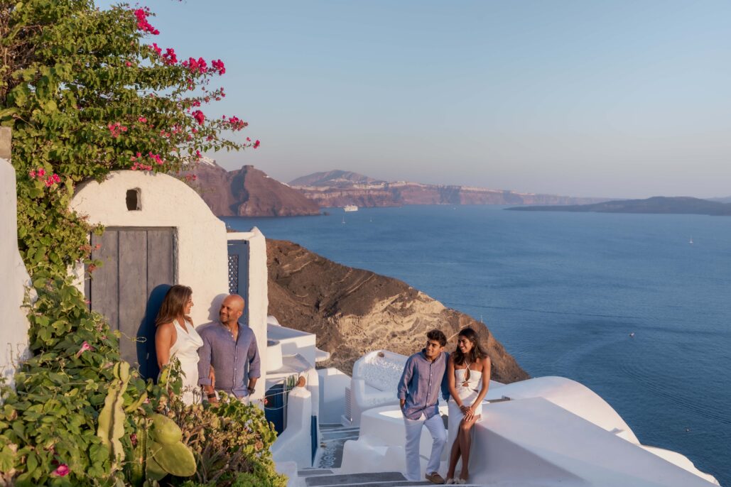 Family Photoshoot Intimate Santorini