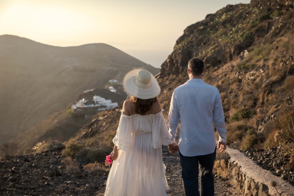Couple Photoshoot Intimate Santorini