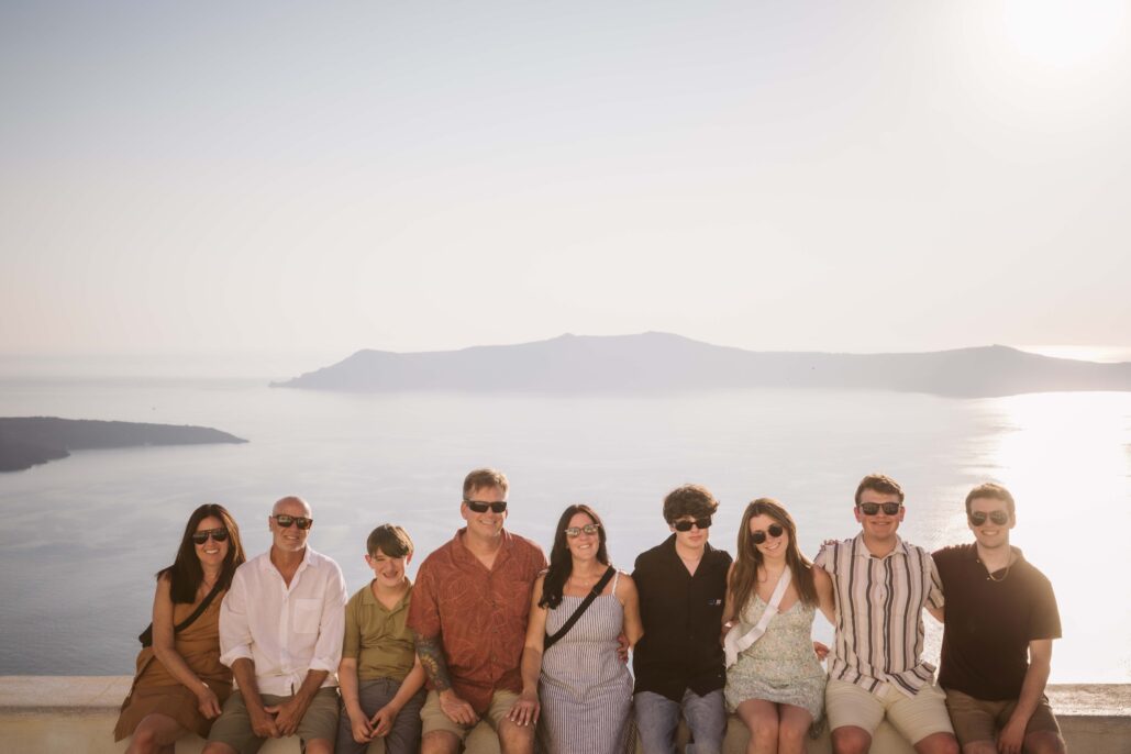 Family Photoshoot Intimate Santorini