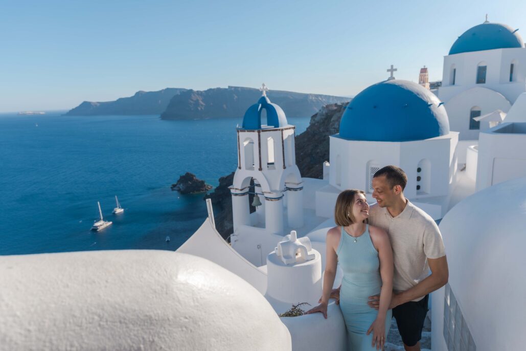 Couple Photoshoot Intimate Santorini