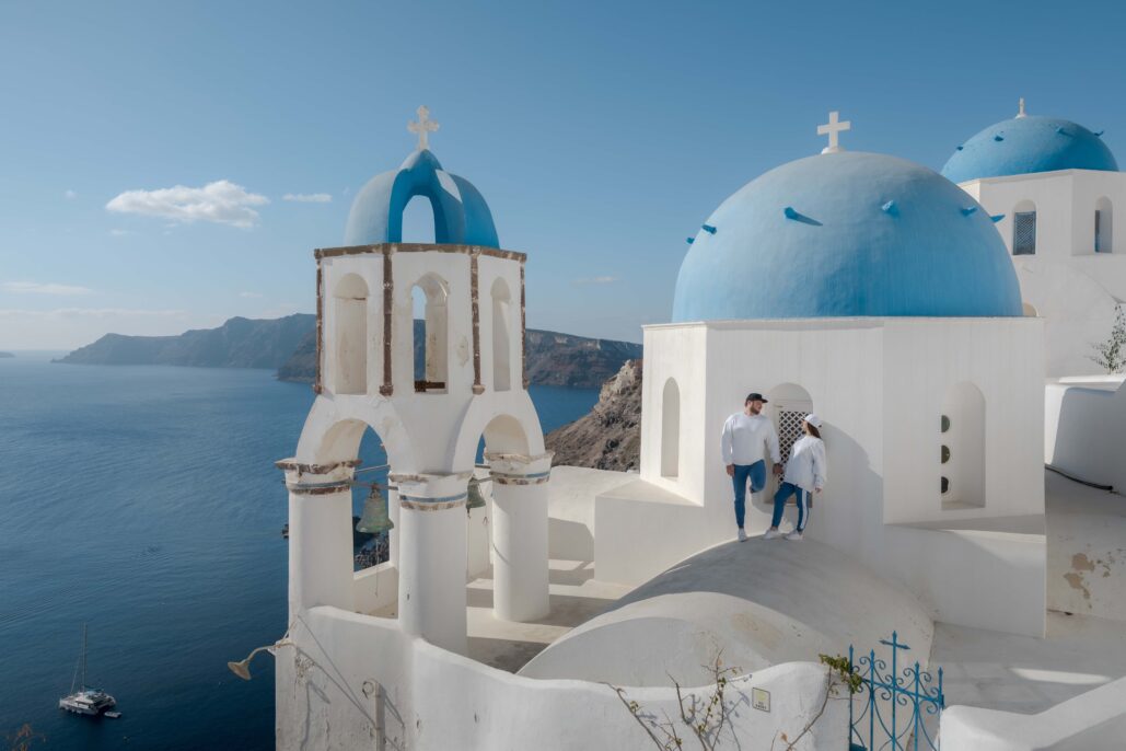 Couple Photoshoot Intimate Santorini
