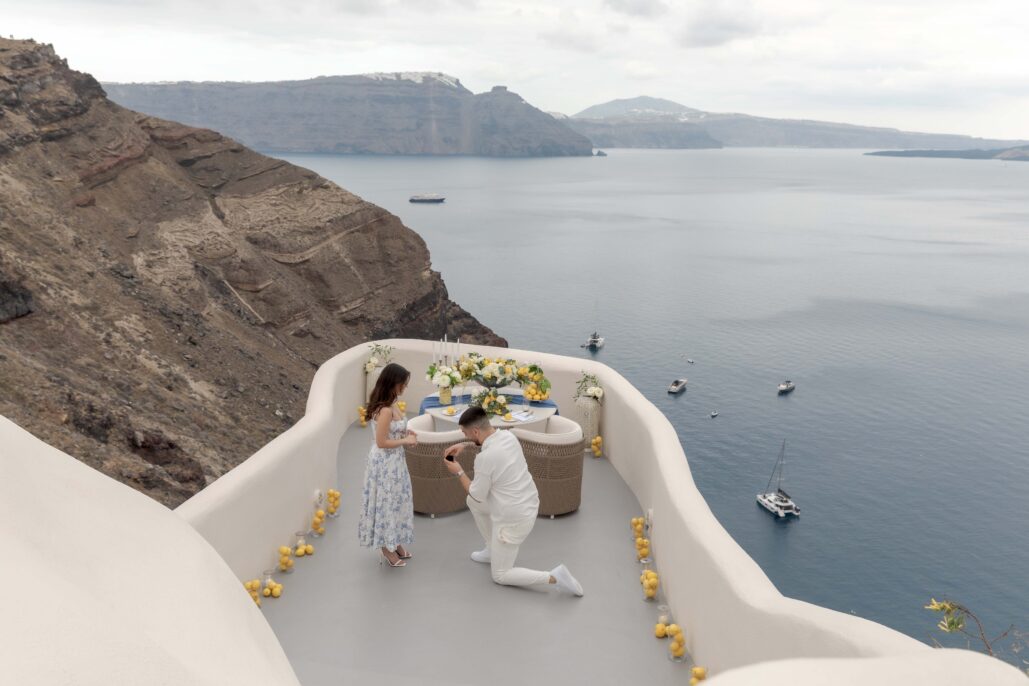Proposal Photoshoot Intimate Santorini