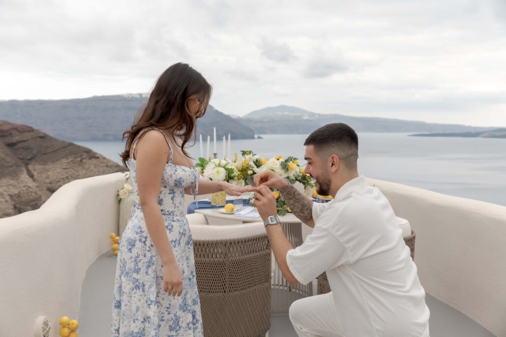 Proposals Photoshoot Intimate Santorini