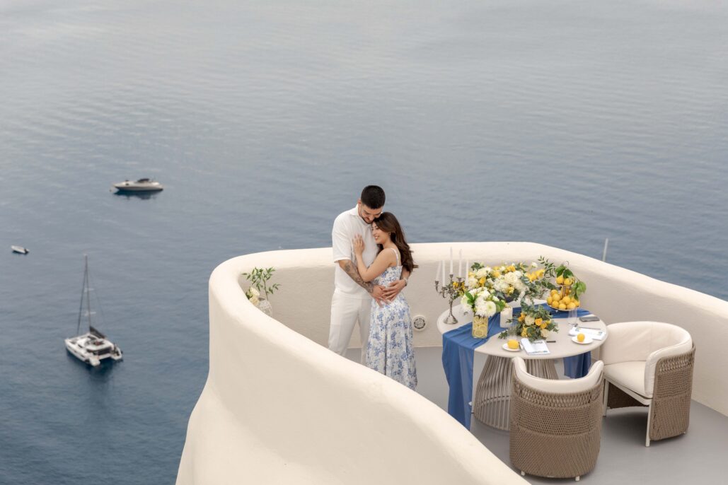 Proposal Photoshoot Intimate Santorini